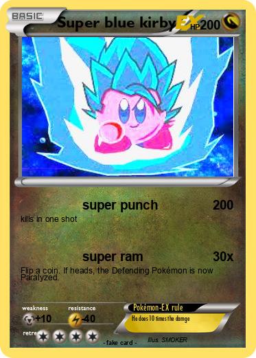 Pokemon Super blue kirby