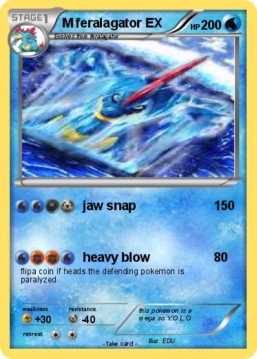 Pokemon M feralagator EX