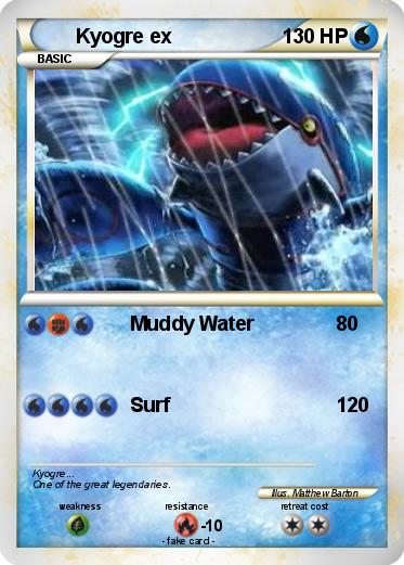 Pokemon Kyogre ex