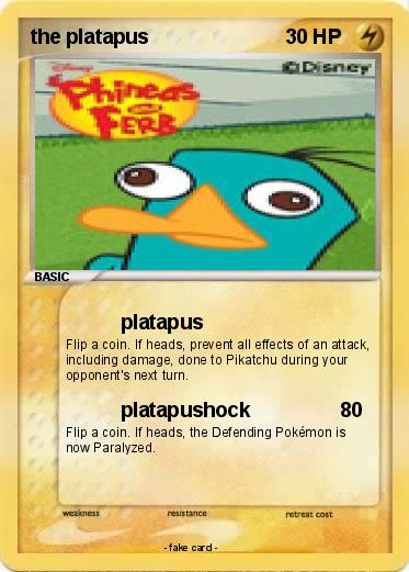Pokemon the platapus
