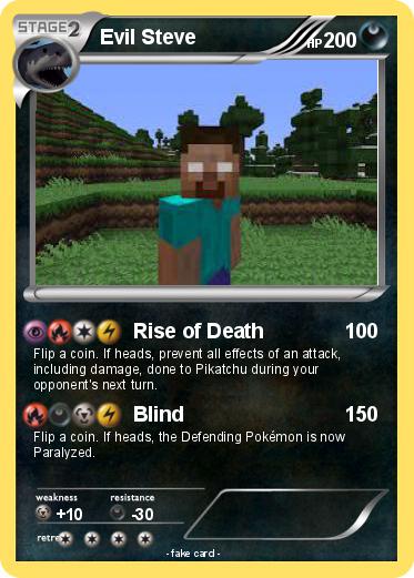 Pokemon Evil Steve