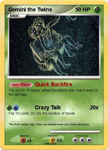 Pokemon Gemini the Twins