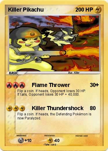 Pokemon Killer Pikachu