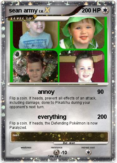 Pokemon sean army