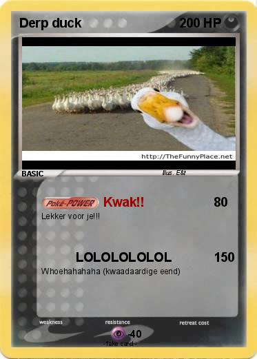 Pokemon Derp duck