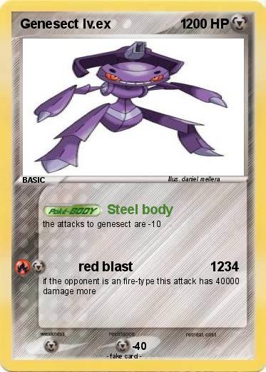 Pokemon Genesect lv.ex                   1