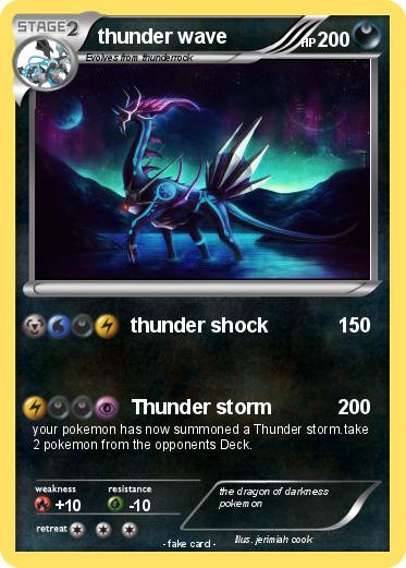 Pokemon thunder wave