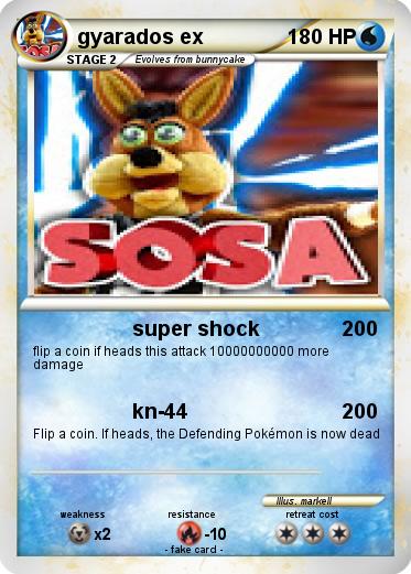 Pokemon gyarados ex