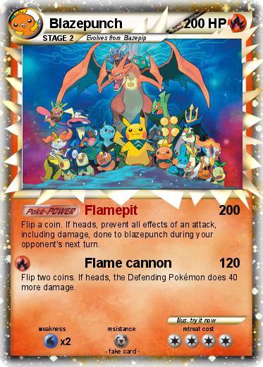 Pokemon Blazepunch