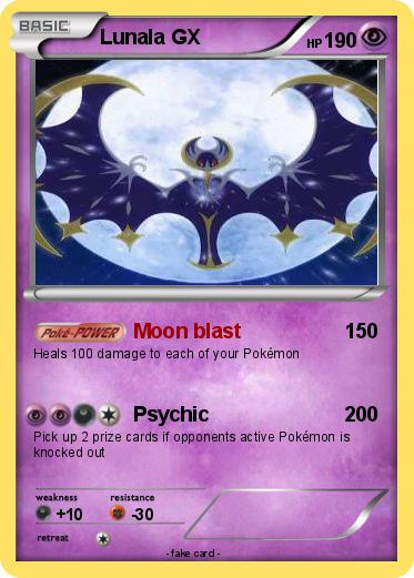 Pokemon Lunala GX