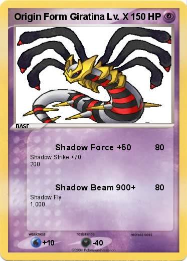 Pokemon Origin Form Giratina Lv. X