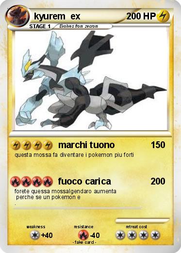 Pokemon kyurem  ex
