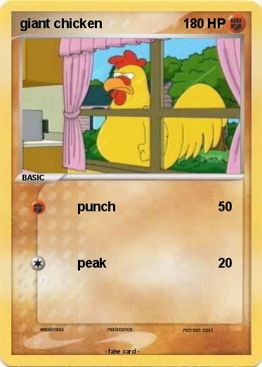 Pokemon giant chicken