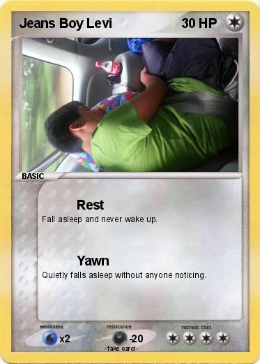 Pokemon Jeans Boy Levi