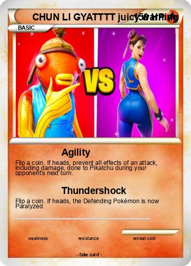 Pokemon CHUN LI GYATTTT juicy warning