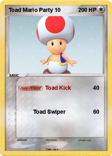 Pokemon Toad Mario Party 10 Pokemon Toad Mario Party 10