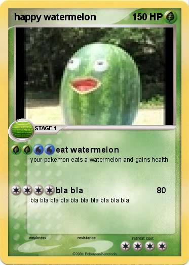 Pokemon happy watermelon