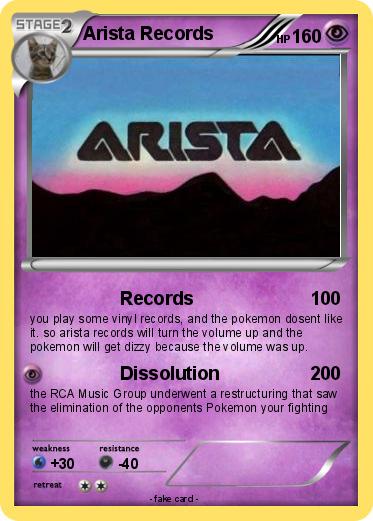 Pokemon Arista Records