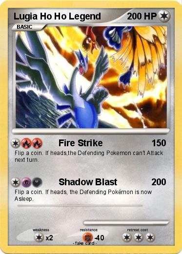 Pokemon Lugia Ho Ho Legend