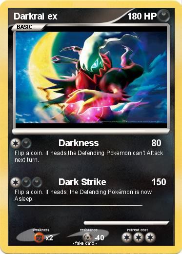 Pokemon Darkrai ex