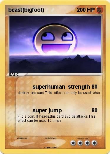 Pokemon beast(bigfoot)