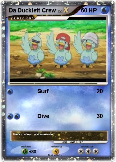 Pokemon Da Ducklett Crew