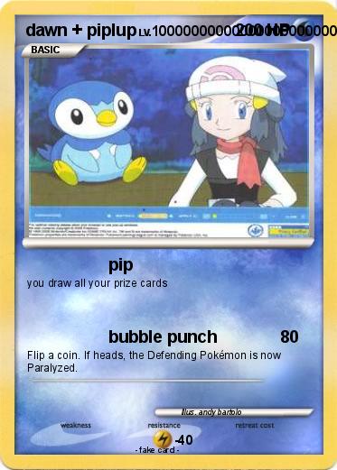 Pokemon dawn + piplup