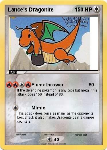 Pokemon Lance's Dragonite
