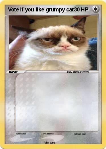 Pokemon Vote if you like grumpy cat