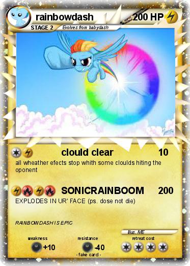 Pokemon rainbowdash