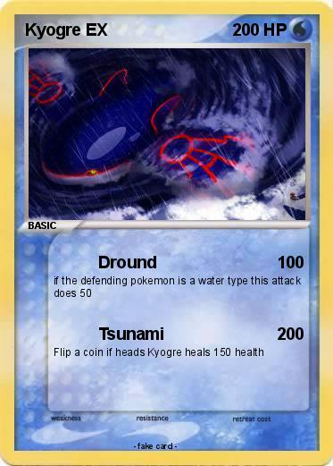 Pokemon Kyogre EX