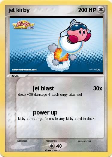 Pokemon jet kirby