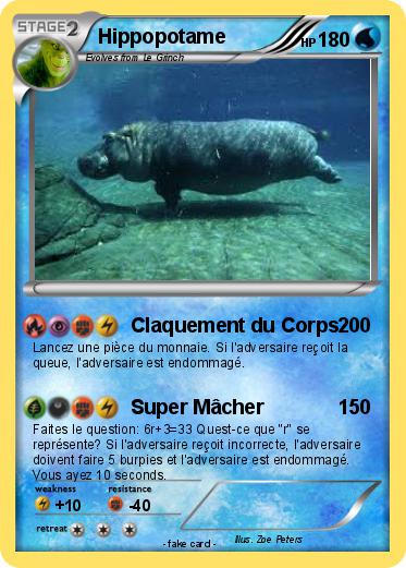 Pokemon Hippopotame