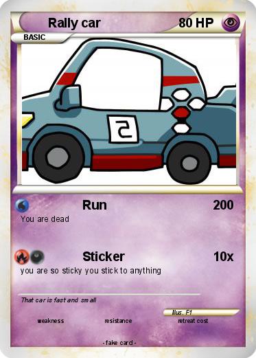 Pokemon Rally car