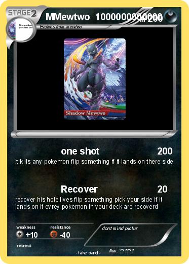 Pokemon MMewtwo  1000000000000