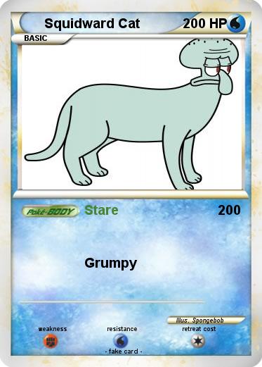 Pokemon Squidward Cat