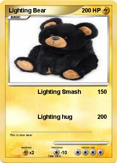 Pokemon Lighting Bear