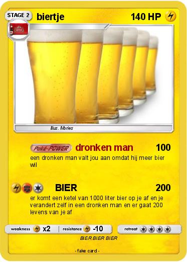 Pokemon biertje