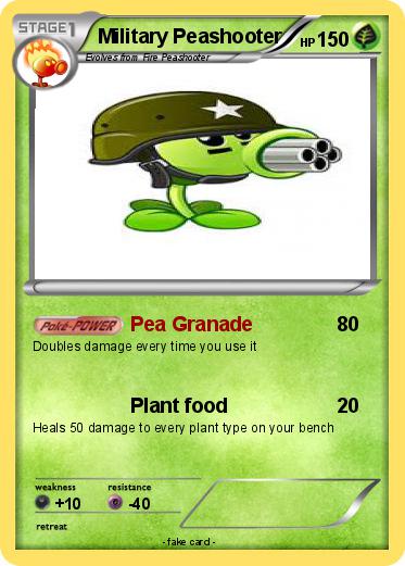 Pokemon Military Peashooter