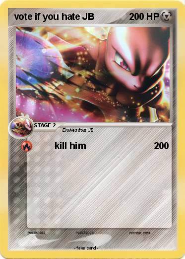 Pokemon vote if you hate JB