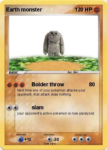 Pokemon Earth monster