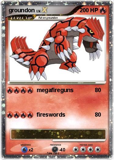 Pokemon groundon
