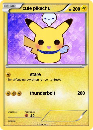 Pokemon cute pikachu