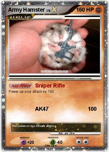 Pokemon Army Hamster