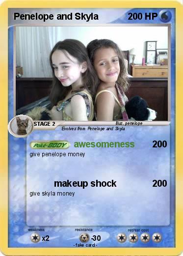 Pokemon Penelope and Skyla