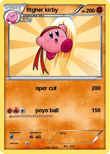 Pokemon fitgher kirby