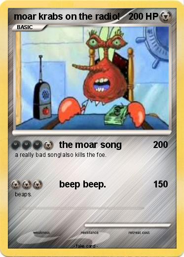 Pokemon moar krabs on the radio!