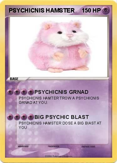 Pokemon PSYCHICNIS HAMSTER