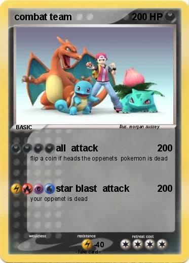 Pokemon combat team
