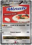 Minute rice
